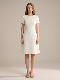 Mariana — Vestido Tweed com Botões