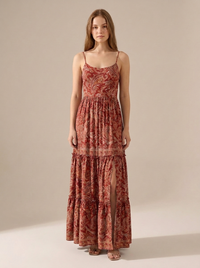 Mariana — Vestido Boho de Folhos em Camadas